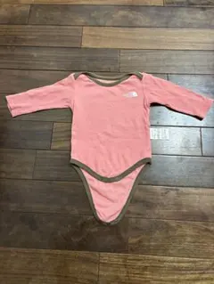 THE NORTH FACE ピンク 長袖ロンパース