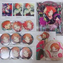 あんスタ アクスタ コレ缶 缶バッジ ぱしゃっつ ブロマイド ひなた ゆうた