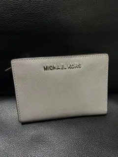 MICHAEL KORS グレー 二つ折り財布　美品