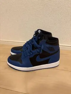 【超美品】NIKE Air Jordan 1 レトロ　青/黒 ハイカット