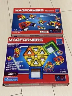 MAGFORMERS 磁石の知育玩具 183個セット - メルカリ