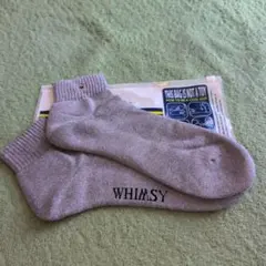 WHIMSY グレー ショートソックスのサムネイル