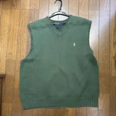 【レア】Polo by Ralph Lauren オリーブグリーン ベスト