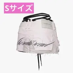THEREDTHREAD corded script skirt mini - メルカリ