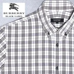 【美品】BURBERRY BLACKLABEL ノバチェック ドレスシャツ 2