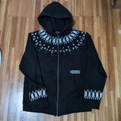 Stussy ジップアップパーカー 블랙