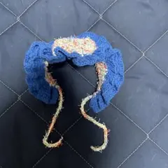 ハンドメイド 猫用バブーシュカ ブルー系