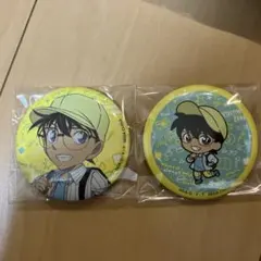 セガラッキーくじ名探偵コナン 缶バッジ2個セット 江戸川コナン