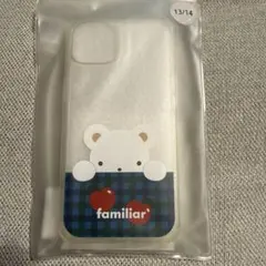 familiar iPhoneケース 13/14 XB青系チェックのサムネイル