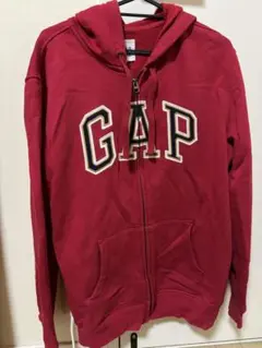 GAP ジップアップパーカー レッド Mサイズ