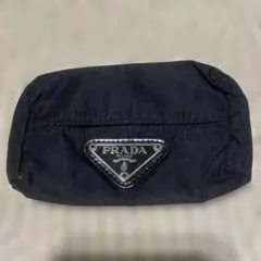 PRADA デニムポーチ ゴールドジッパー C213658 - メルカリ