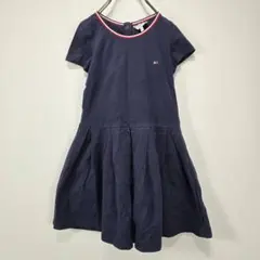 TOMMY HILFIGER【トミーヒルフィガー】キッズ　半袖　ワンピース　ロゴ