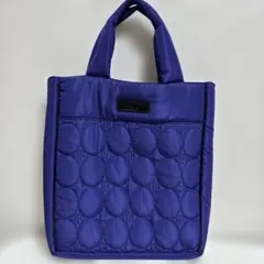 Fauchon 紫 キルティング トートバッグ