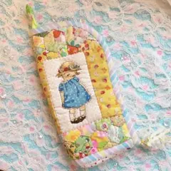 自立する♡ペンケース ハンドメイド パッチワーク マーガレット＆ソフィー