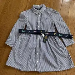 POLO RALPH LAUREN ストライプ ワンピース 4T