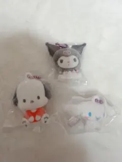 サンリオ ふわわフロッキーマスコット シナモン　ポチャッコ　クロミ　ガチャ