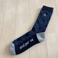 新品！and per se アンパスィ！ゴルフ靴下　ゴルフソックス⭐︎25-27