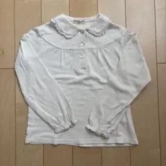 長袖トップス　ブラウス　130cm ホワイト　白