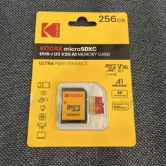 KODAK microSDXC 256GB UHS-I U3 V30