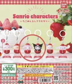 サンリオキャラクターズ いちごめじるしアクセサリー　クロミ・マイメロディ