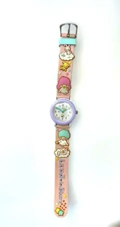 サンリオ　キキララ　腕時計　ラバータイプ　リトルツインスターズ