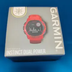 GARMIN INSTINCT DUAL POWER レッド