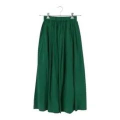 SENCE OF PLACE / ボリュームロングスカート グリーン