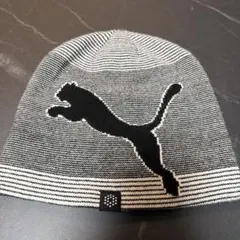 Puma ニット帽 ブラック/ホワイト ONE SIZE