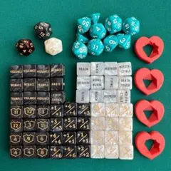 MTG FFコラボ　20面ダイスカウンター5色セット　20面サイコロ　10個 MTG FFコラボ 20面ダイスカウンター5色セット 20面サイコロ - メルカリ