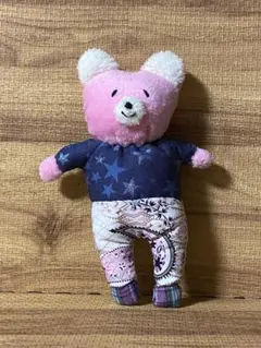 クマのぬいぐるみ ハンドメイド 手作り ピンク 星