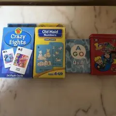 カードゲームセット 4種類 英語学習用