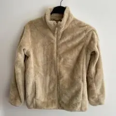 ベージュ フリースジャケット 100cm~
