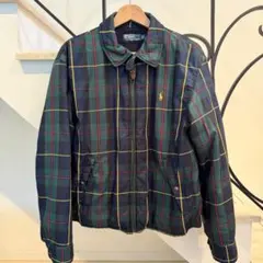 美品 POLO ラルフローレン チェック柄ダウンジャケット Lサイズ 中古・古着通販】POLO RALPH LAUREN (ポロ・ラルフローレン