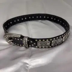 イタリア製 ベルト コンチョ Y2K ヴィンテージ　フェアリーグランジ