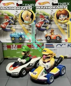 ホットウィール マリオカート キノピコ & ベビーピーチ2台セット