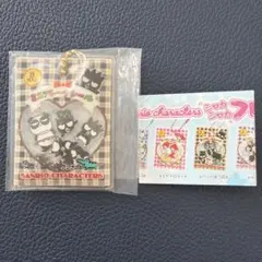 サンリオ シャカシャカフレークシール風チャーム　ばつ丸