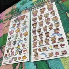 ハローキティ シールセット 2シート　淡路島にて購入