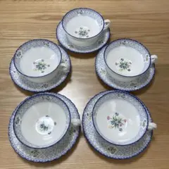 ノリタケ　ティーカップ5客のサムネイル