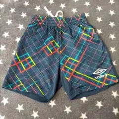 umbro 幾何学模様 ハーフパンツ ネイビー