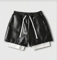 Rick Owens フォグレザーショーツ リックオウエンス ショートパンツ S