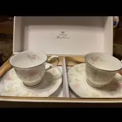 NARUMI ティーカップセット 花柄 2個