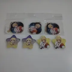 鏡音レン　秋葉原フェス　七夕ver.　缶バッジ　アクリルキーホルダー　７点セット