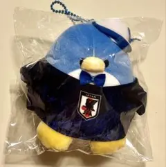 サンリオ　タキシードサム マスコット　キーホルダー　サッカー日本代表