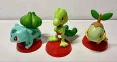 ポケモン チョコエッグ 旅立ちの3匹　ナエトル　フシギダネ　キモリ