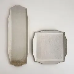 未使用　寿山窯 rim リム ホワイトアッシュ　2枚セット