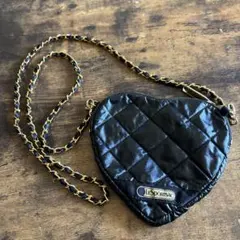 LeSportsac ジョイリッチLAハート型ショルダーバッグ ブラック