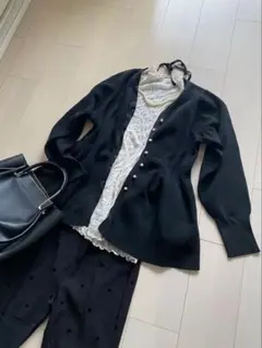 卒園卒業式　入園入学式　フォーマル　パールボタンジャケット　セットアップ　M