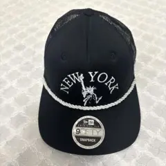 ニューエラ　自由の女神柄キャップ　NEW ERA CAP ブラック