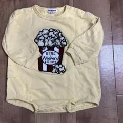 Little Weekend ポップコーンロンパース 70 80 黄色