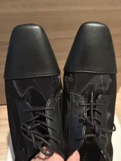 RANDA シースルーレースアップシューズ